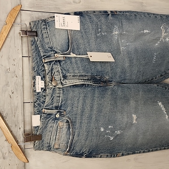 GOOD AMERICAN Good Classic Denim Jeans Women's Size 6/28 NWT - Picture 8 of 15